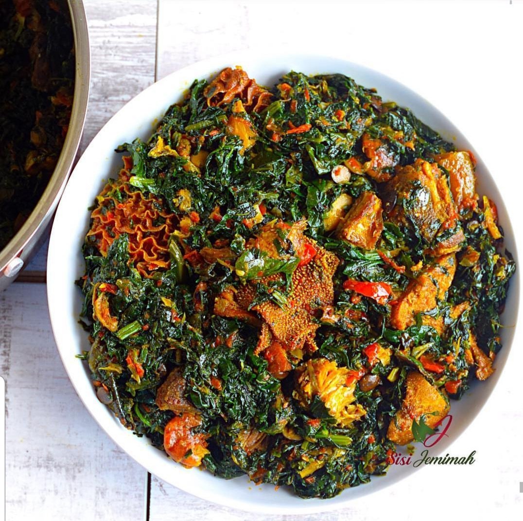 Efo Soup - Nigerian Spinach Soup