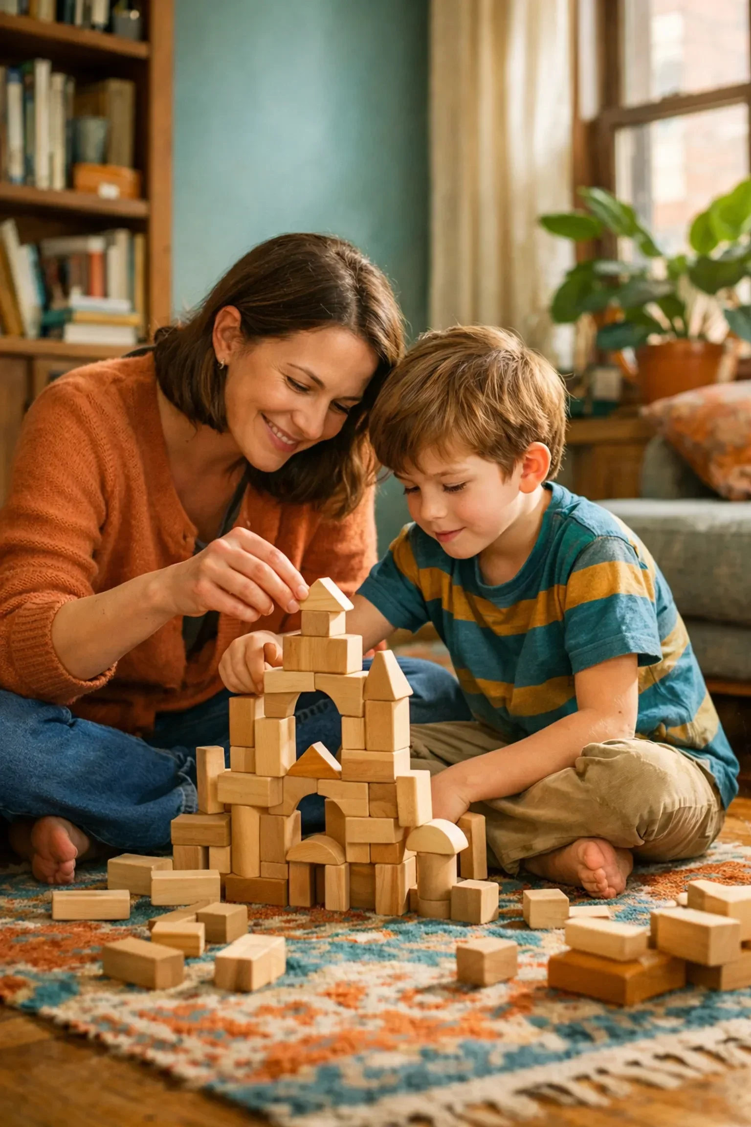 Concept of emotional repair in adoption therapy showing connection and healing