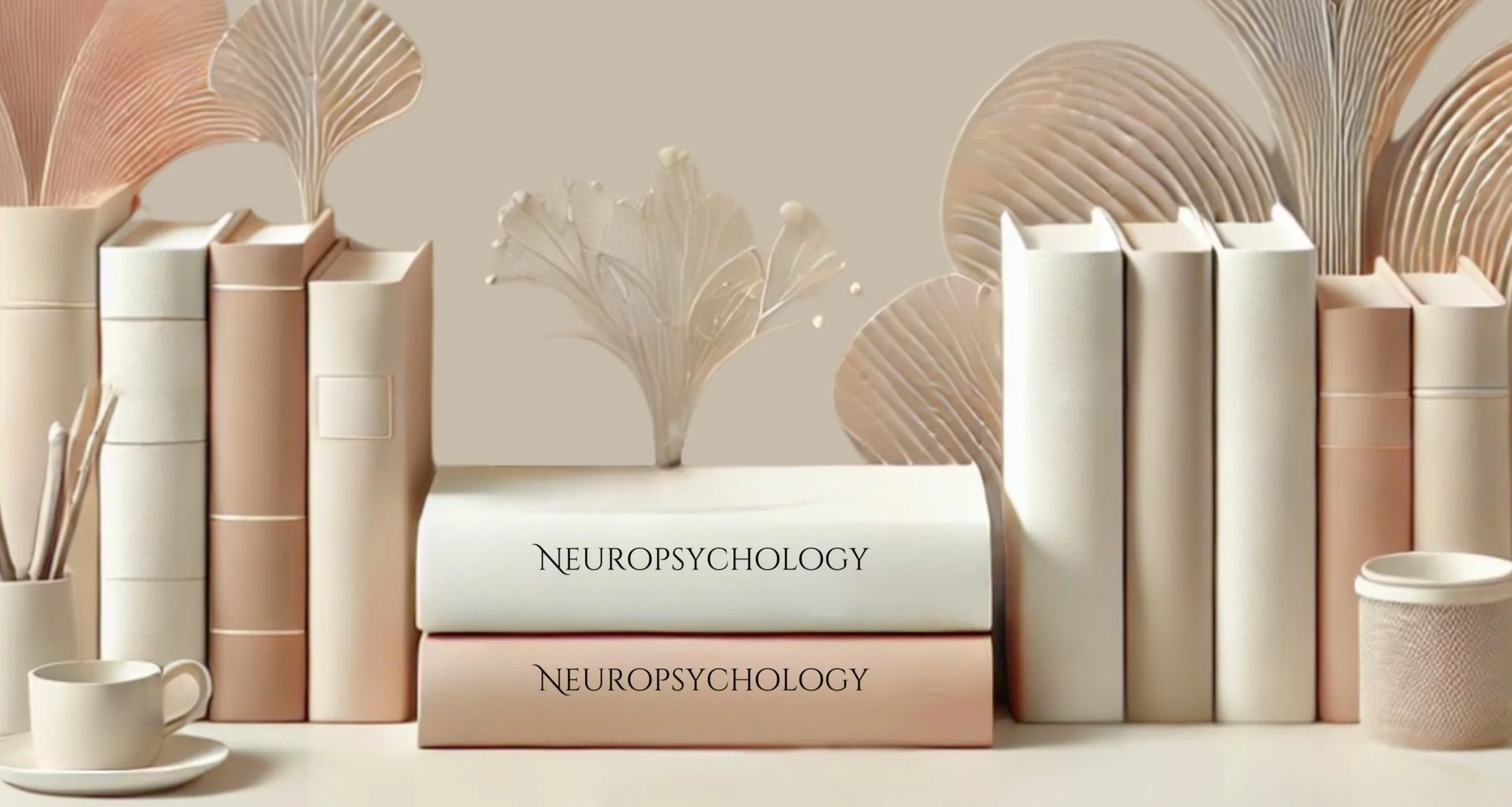 Stack of books related to neuropsychological assessment and brain-based evaluation in children and adults