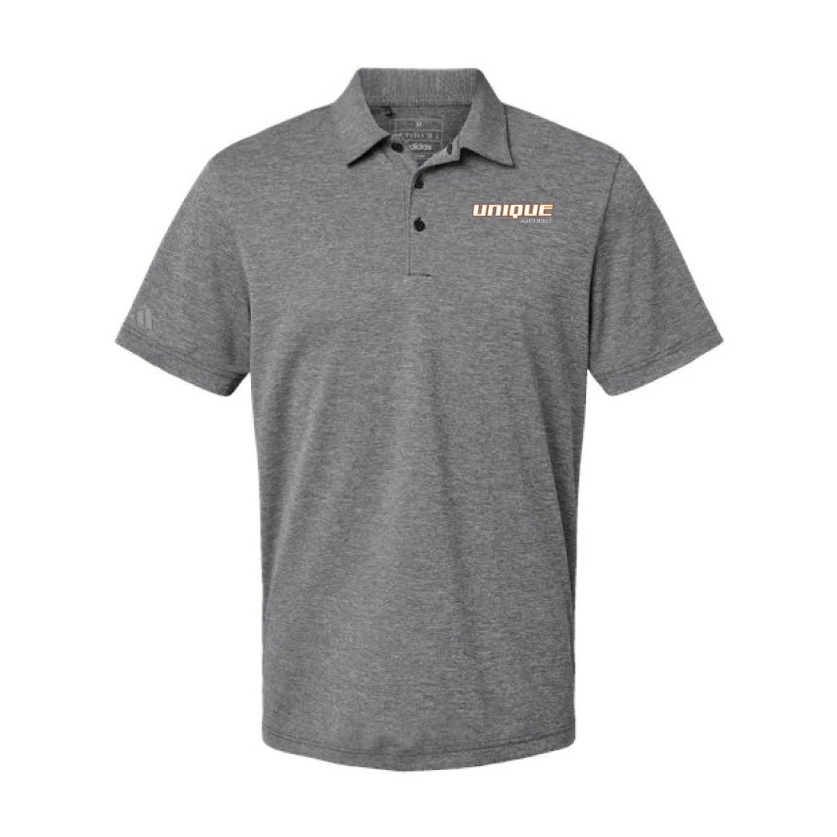 UNIQUE Adidas Men's Heathered Polo