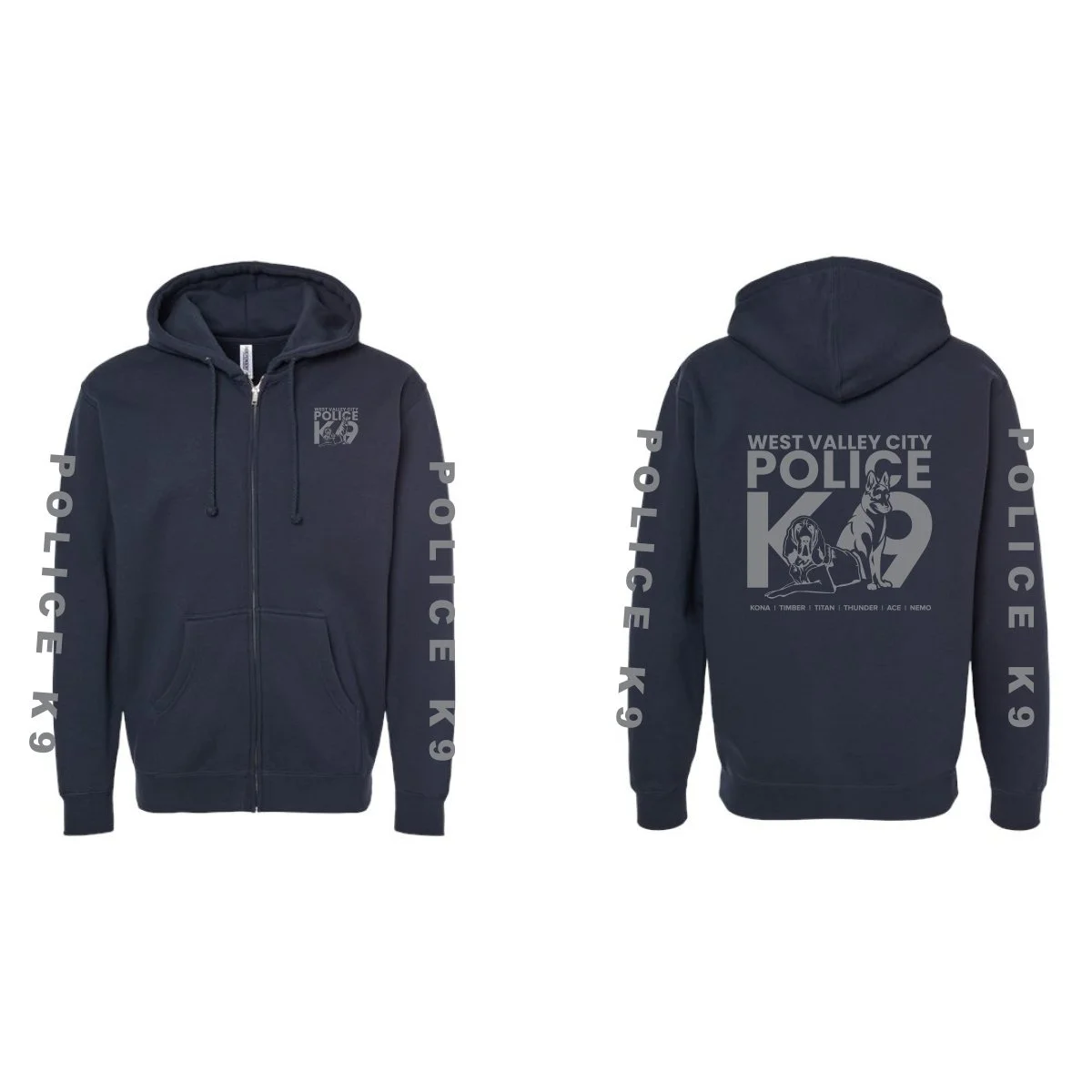 WVPDK9H Independent Trading Co. Unisex Heavyweight Full-Zip Hooded Sweatshirt