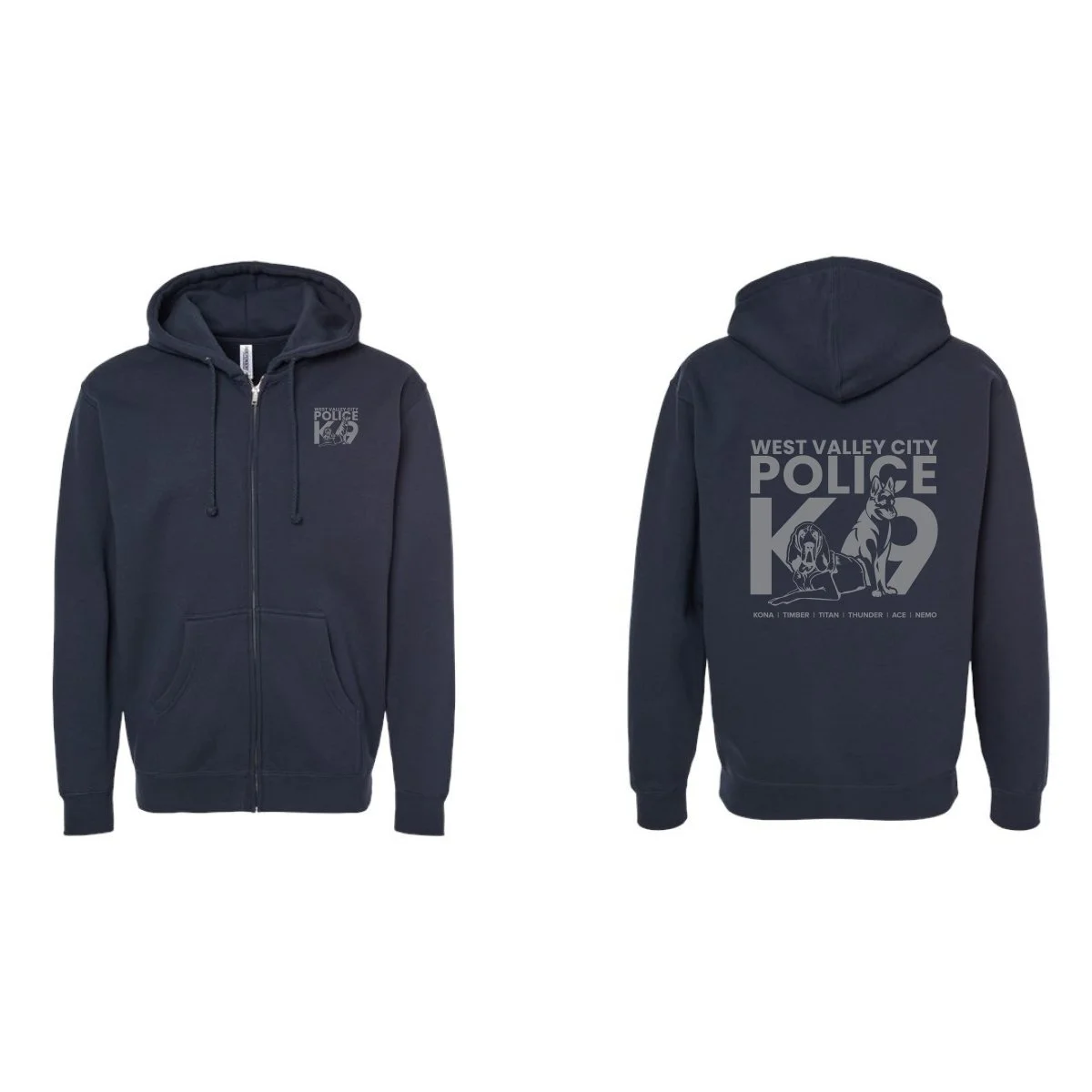 WVPDK9M Independent Trading Co. Unisex Heavyweight Full-Zip Hooded Sweatshirt