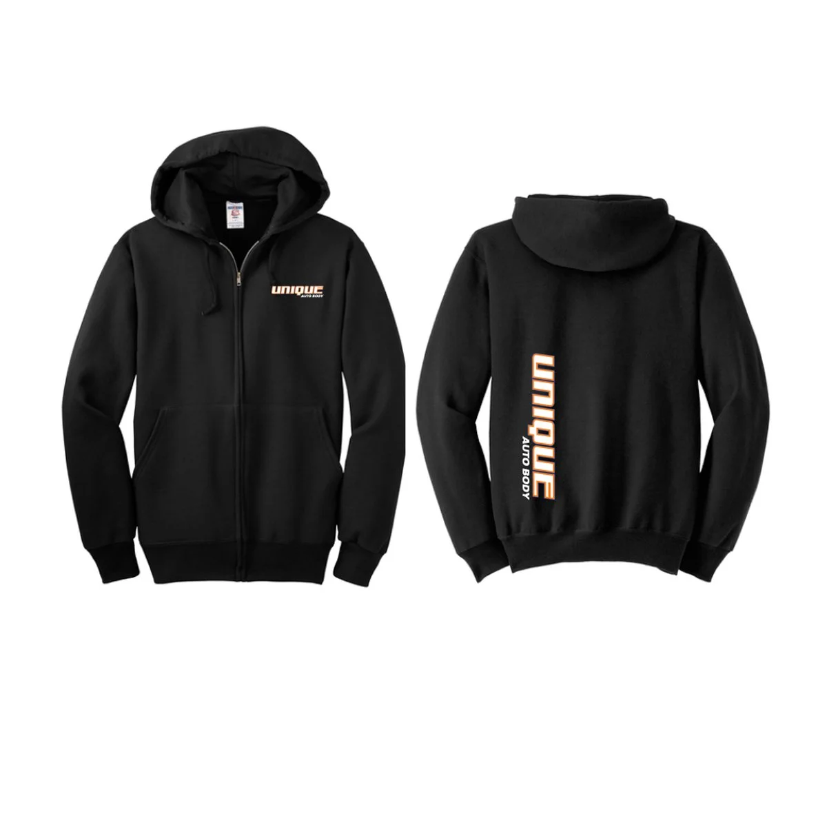 UNIQUE Jerzees Rugged™ Unisex Full-Zip Hooded Sweatshirt