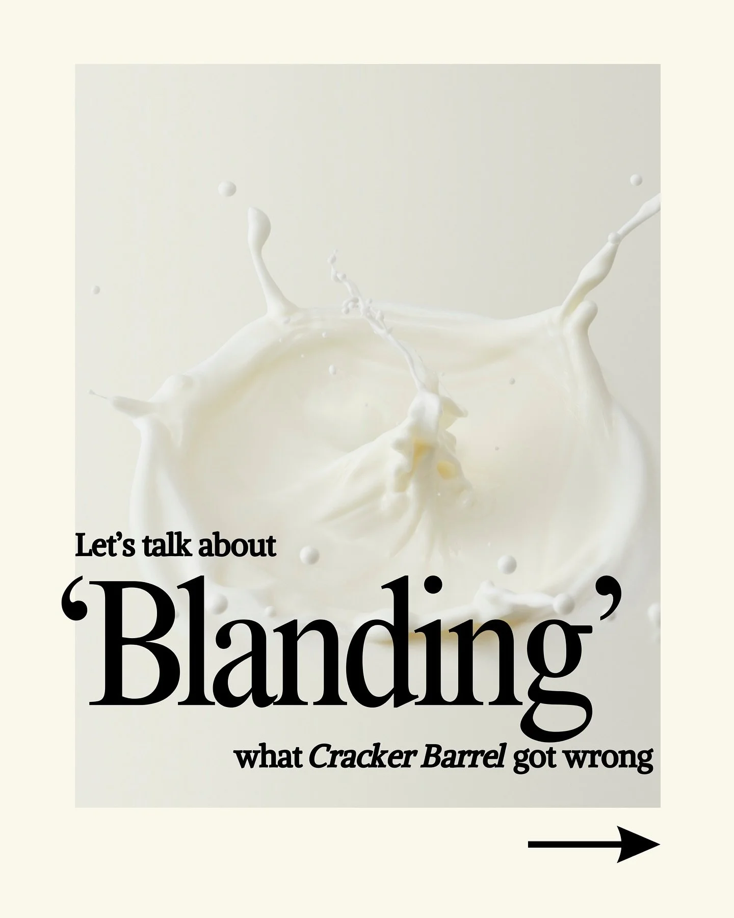 Rebrands don&rsquo;t always fail because of new or &lsquo;bad&rsquo; design. They fail when they remove what people recognize. 

See Cracker Barrel&rsquo;s quick reversal and Burberry&rsquo;s pivot back to heritage. If you&rsquo;re planning a change,