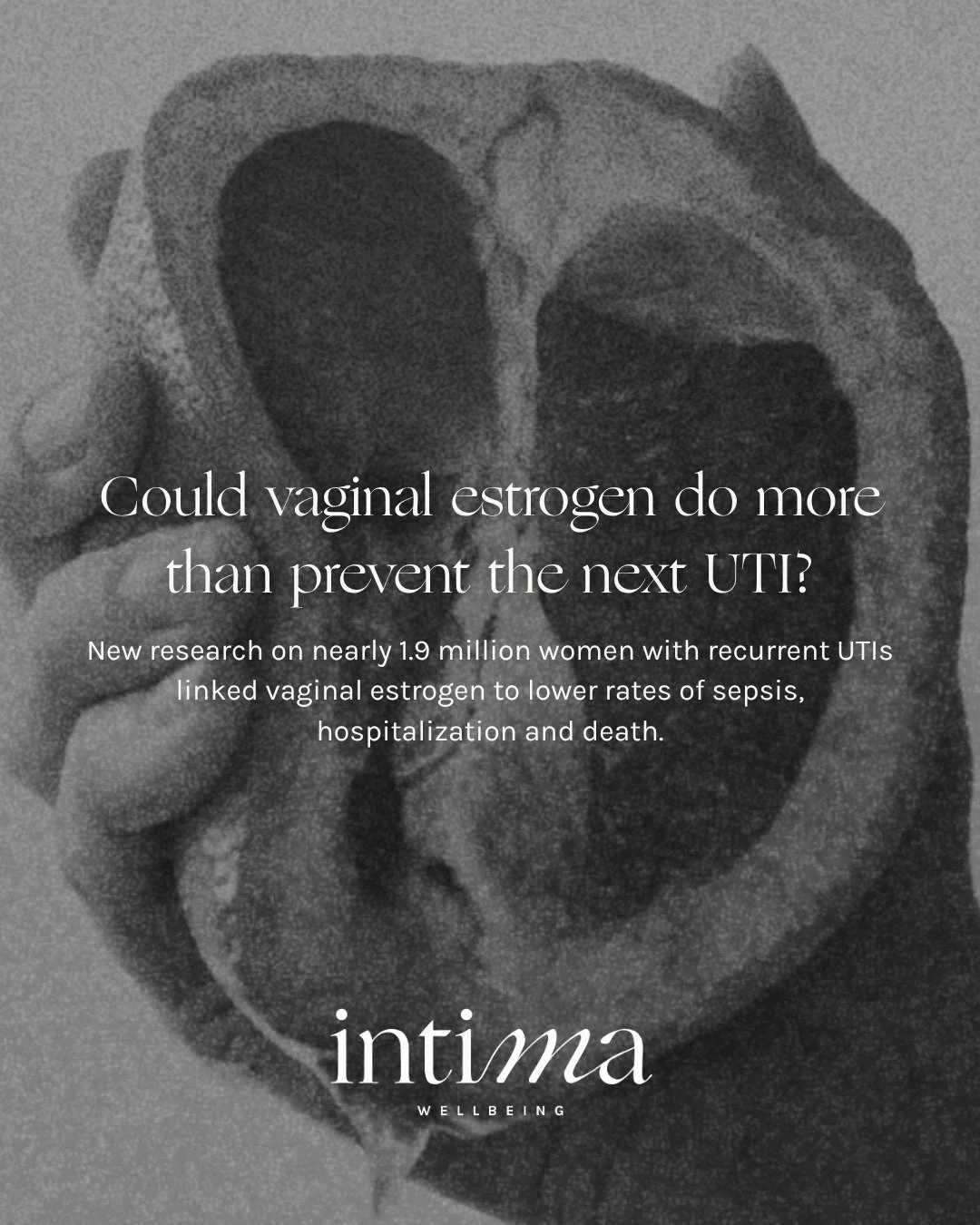 If you're dealing with UTI after UTI, this one's worth a read. Low-dose vaginal estrogen is already a recommended option for women with recurrent UTIs and GSM (genitourinary syndrome of menopause), which is basically the changes that happen to vagina