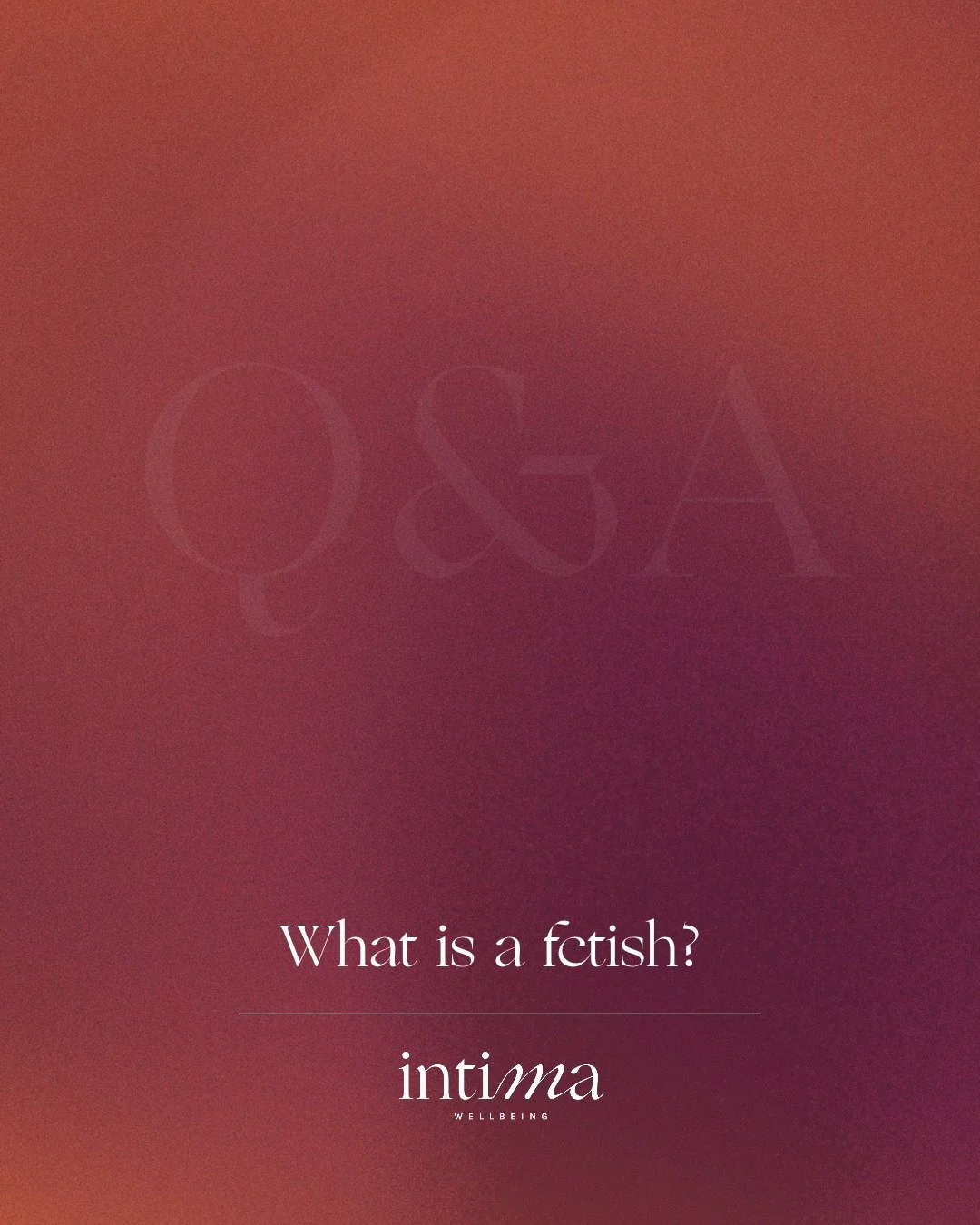 The word &ldquo;fetish&rdquo; gets thrown around a lot, but it has a specific meaning. It&rsquo;s a sexual attraction to an object or a part of the body that isn&rsquo;t usually thought of as sexual, like feet or certain fabrics.

Fetishes are more c