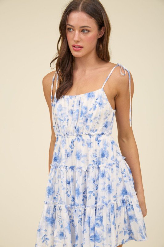Meadow Bloom Mini Dress