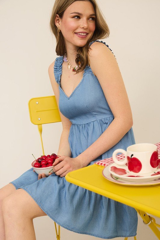 The Blue Skies Mini Dress