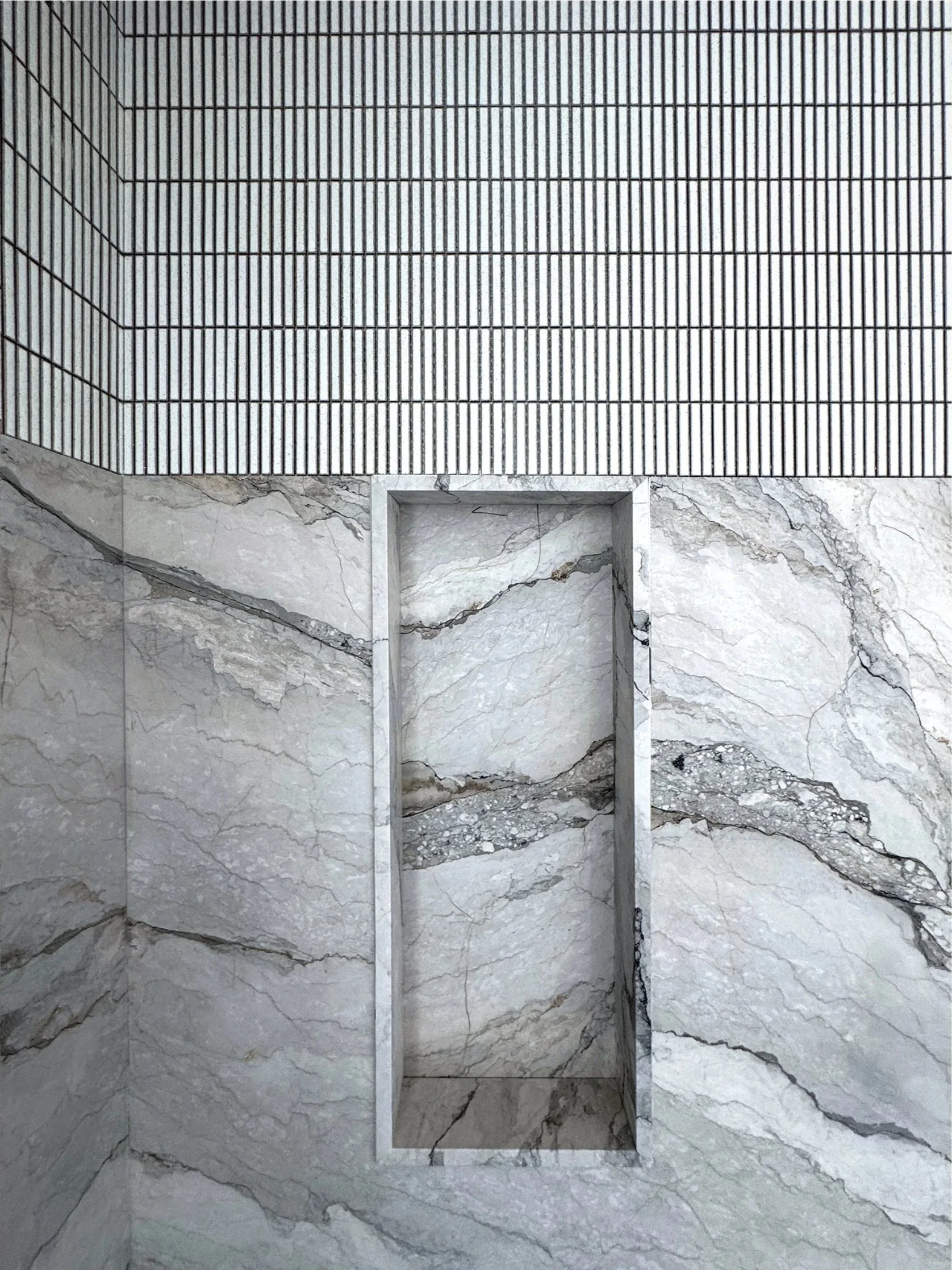 House on a Ravine shower detail