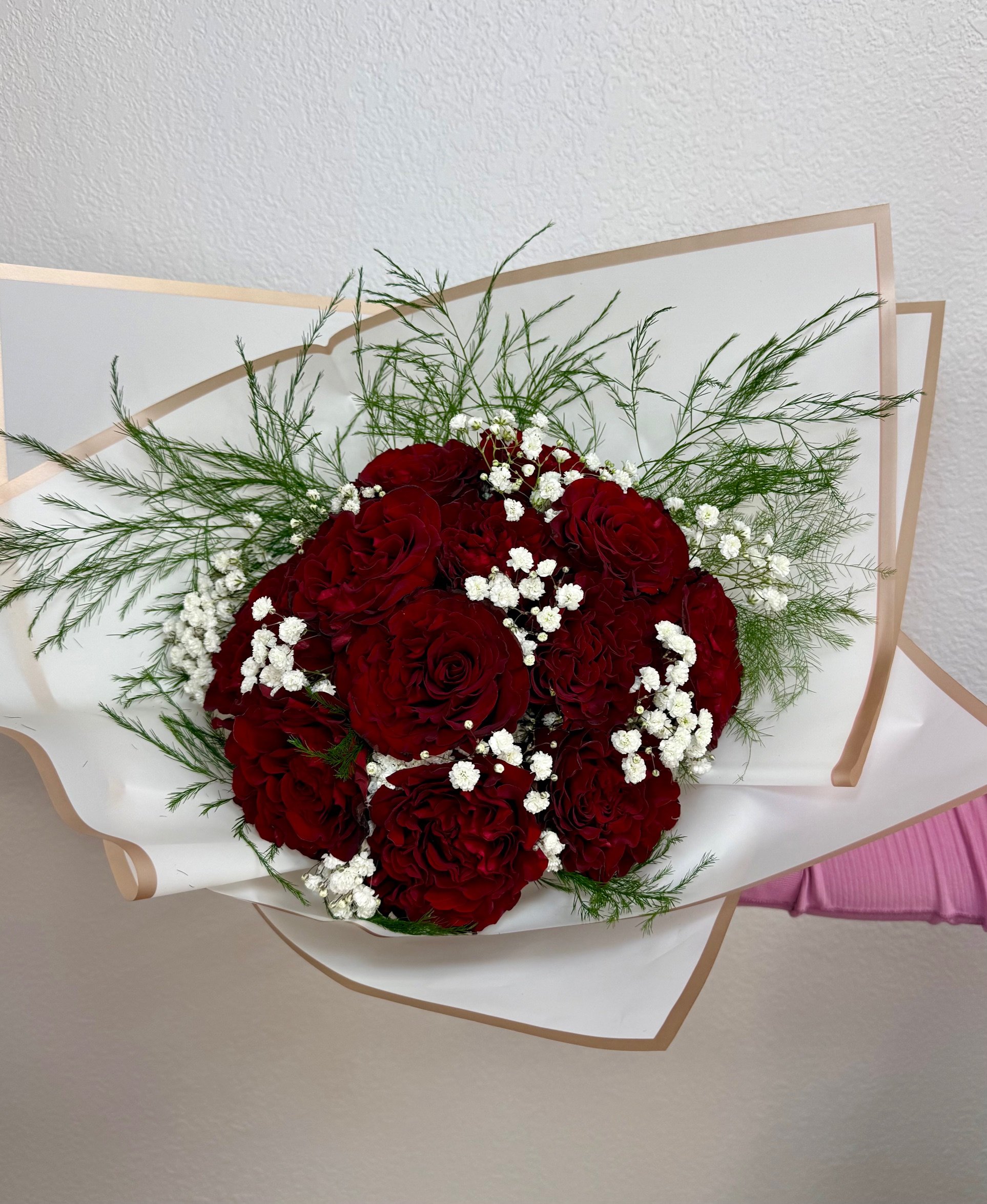 2 Dozen Wrapped Roses