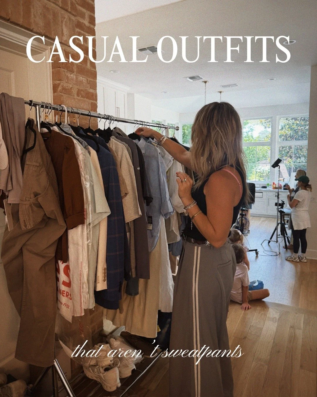 What if we left leggings for workouts/post-workout only?

So many of my clients feel stuck in leggings while WFH, going to the doctor&rsquo;s office, playdates or grocery runs. My answer: non-denim bottoms. Easy, comfortable pants that still make you