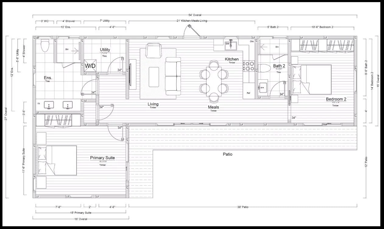 Umbra XL Floor Plan