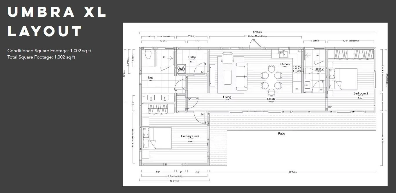 Umbra XL Floor Plan