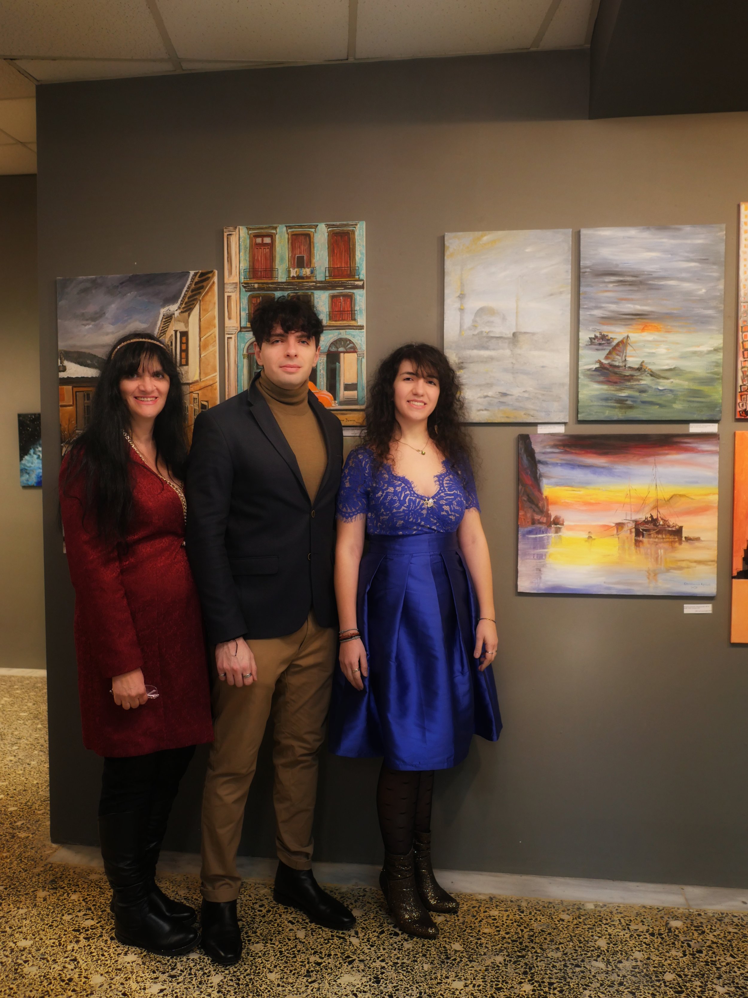 With my mother Maria and brother Constantine