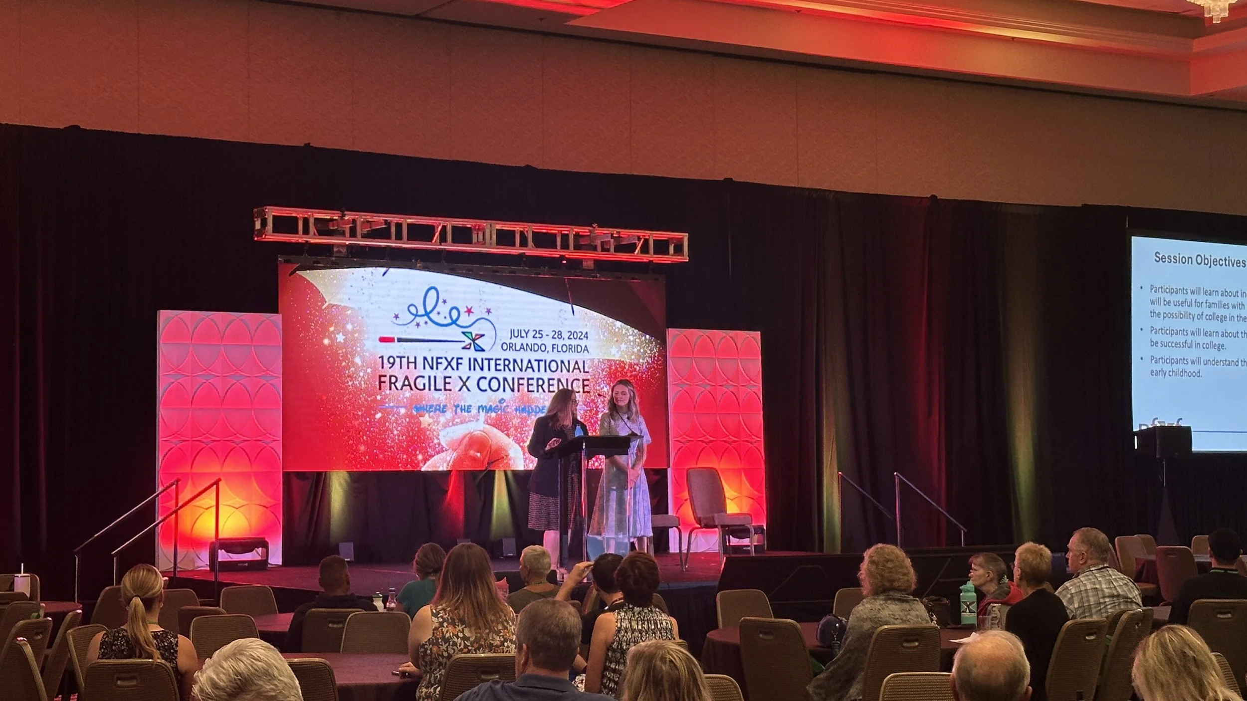 Presentation at the 19th International Fragile X Conference on Post-Secondary Education for students with intellectual disabilities