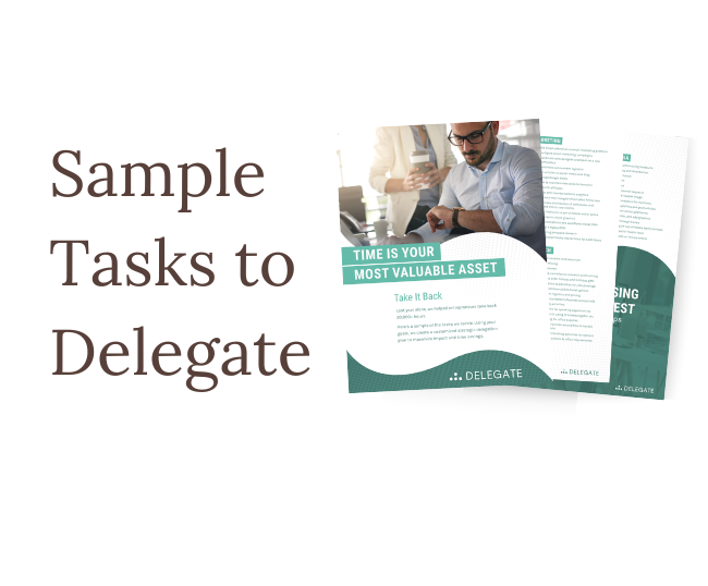 Toolbox: Sample Tasks to Delegate | Enhance Productivity—Delegate Today ...