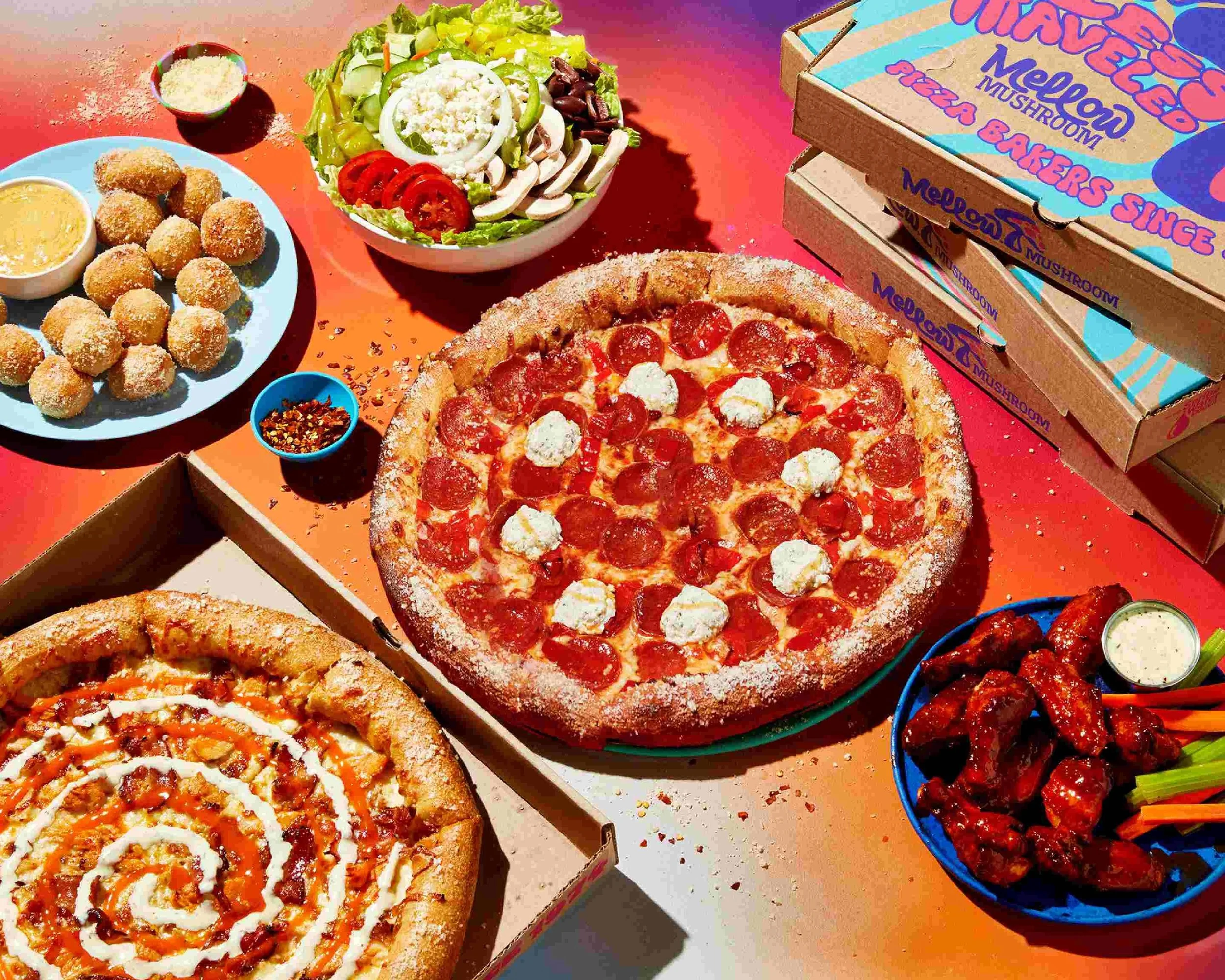 Mellow Mushroom Dinner