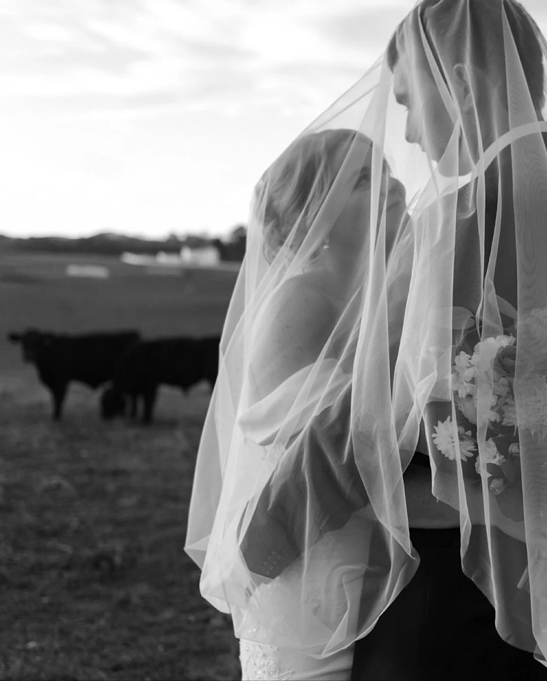 Bailey &amp; Erich&rsquo;s family farm wedding this past weekend felt like home all around. They were married in the same church as their past generations &amp; heirloom pieces were incorporated throughout the day. The tradition of the loving cup, an