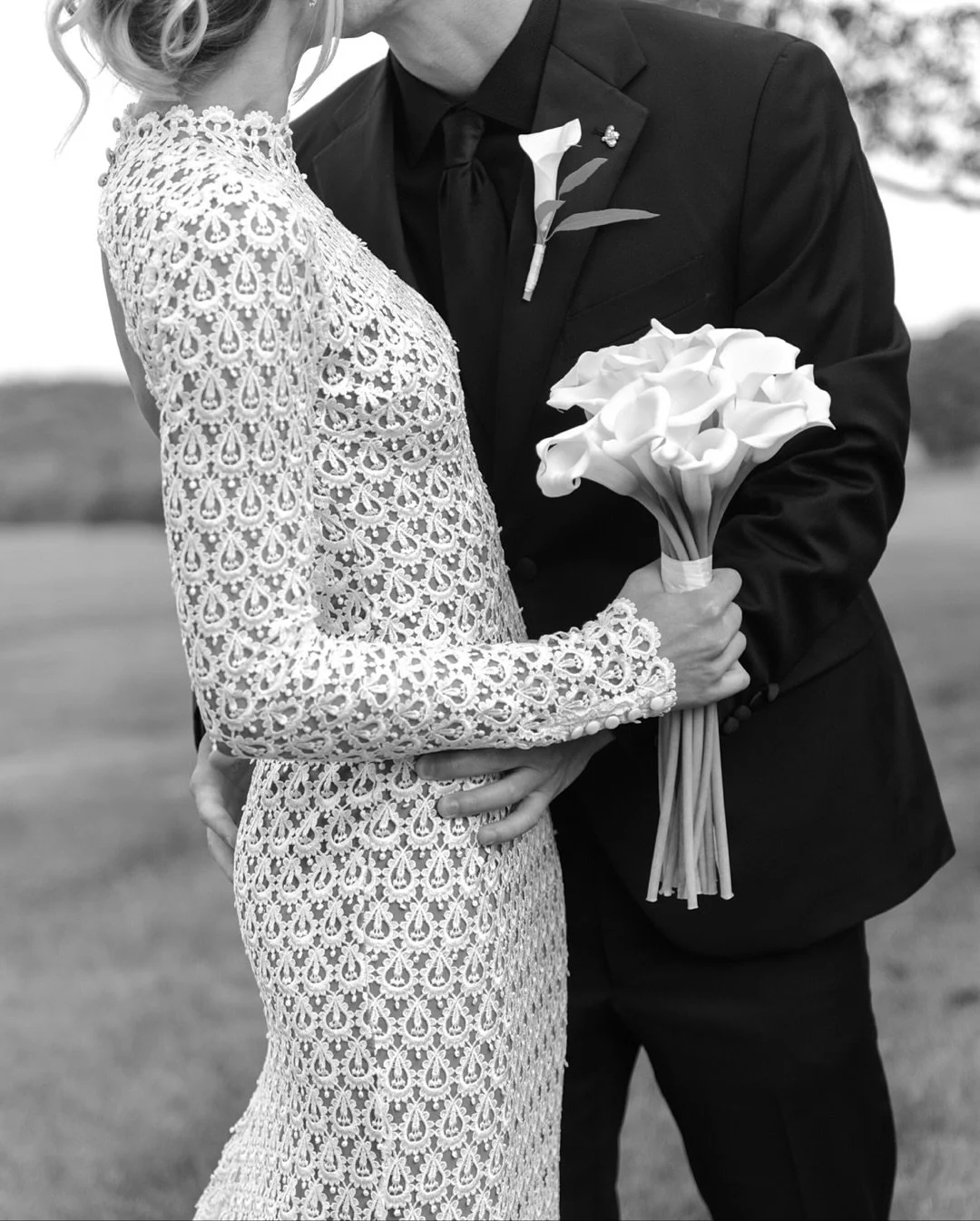 Only just a few of many highlight moments from Morgan &amp; Mason&rsquo;s October wedding with touches of simple elegance on a private farm in Charlottesville, VA ✨Cheers to the newlyweds!