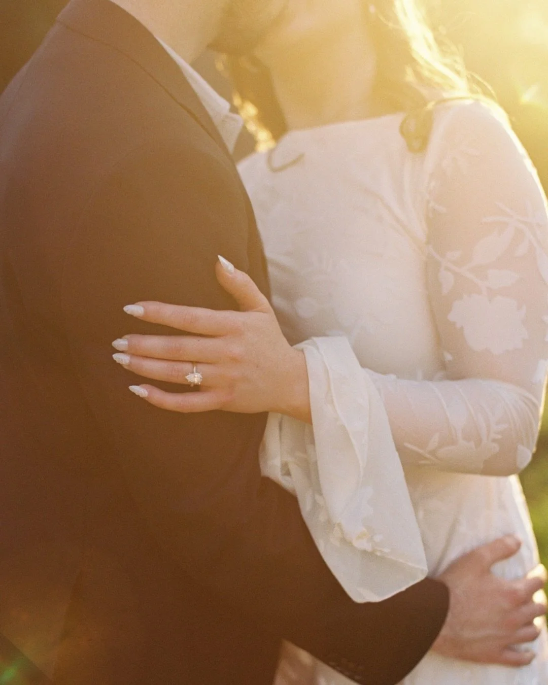 The dreamiest sunset light capturing A+A&rsquo;s engagement at Barboursville on a mix of film &amp; digital. Can&rsquo;t wait for their wedding at The Market at Grelen next year!