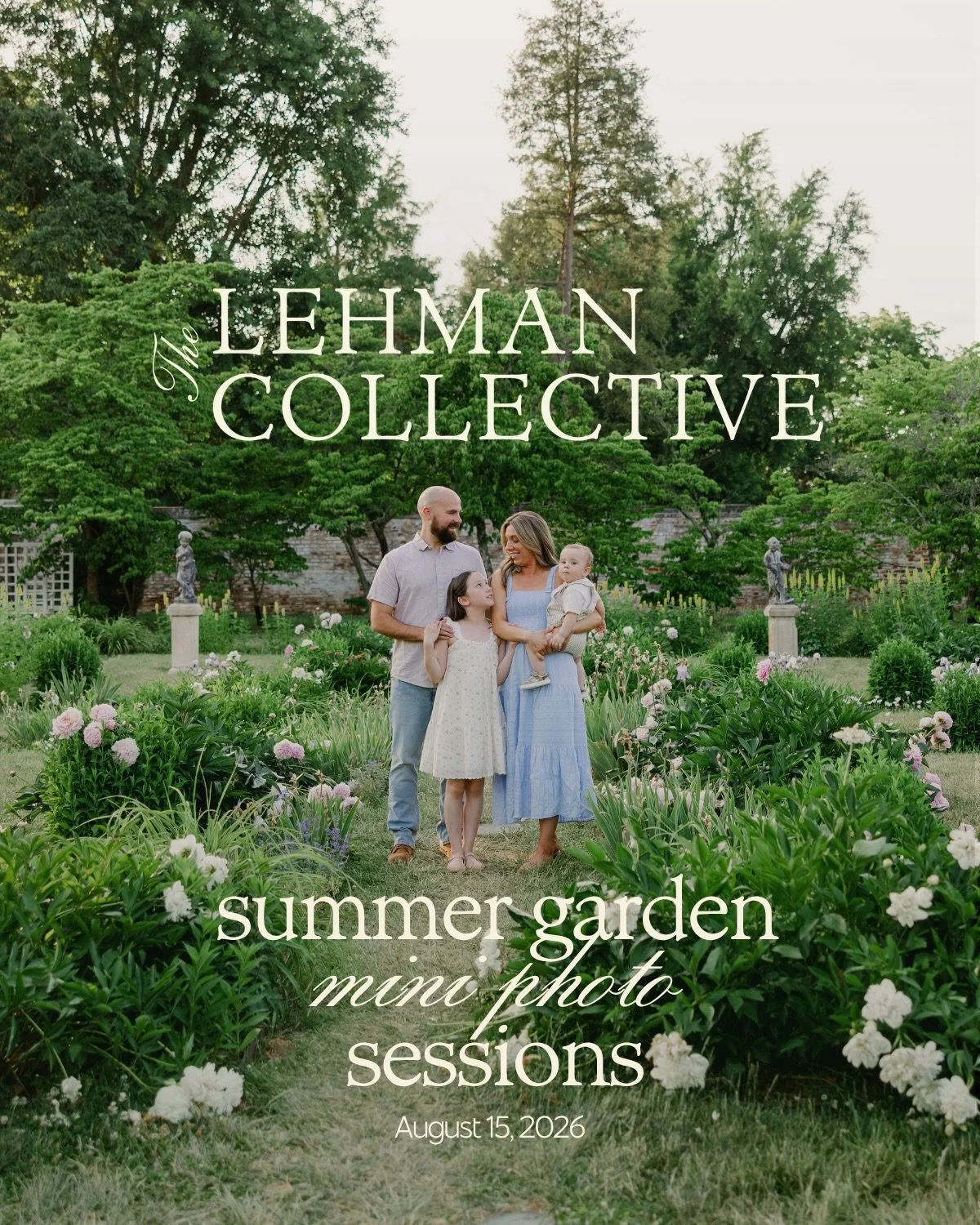 Summer Garden Minis are now booking! 🌼
Looking for the perfect way to cap off your summer plans? Join me August 15, 2026 in Fredericksburg, VA 

Where: Chatham Manor
Details: 20 minute session
+ 20 edited digital images
Add on options available!

In