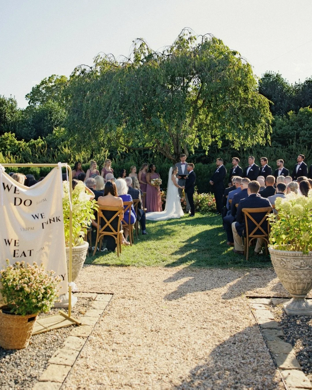 Throwback to Ashley &amp; Sawyer&rsquo;s perfect early September wedding planned by @brousseauevents in 2024. It&rsquo;s such a great feeling to be able to go back through weddings from past years &amp; relive every moment with such joy while still l
