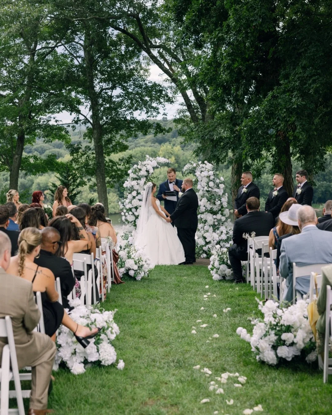 So many images from this year I&rsquo;ve yet to share. Including Amber &amp; Brandon&rsquo;s gorgeous waterside ceremony &amp; reception in Connecticut this September. 🍃
