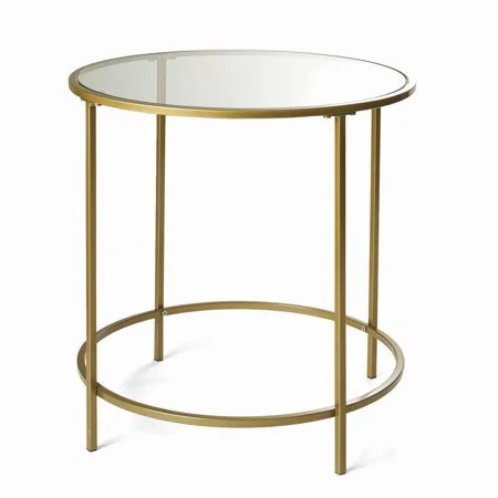 Gold & Glass End Table (3)