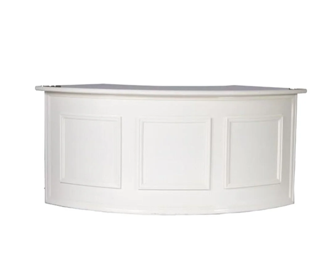 Curved Bar (4) or Full Circular Bar (1)Color: Off- White