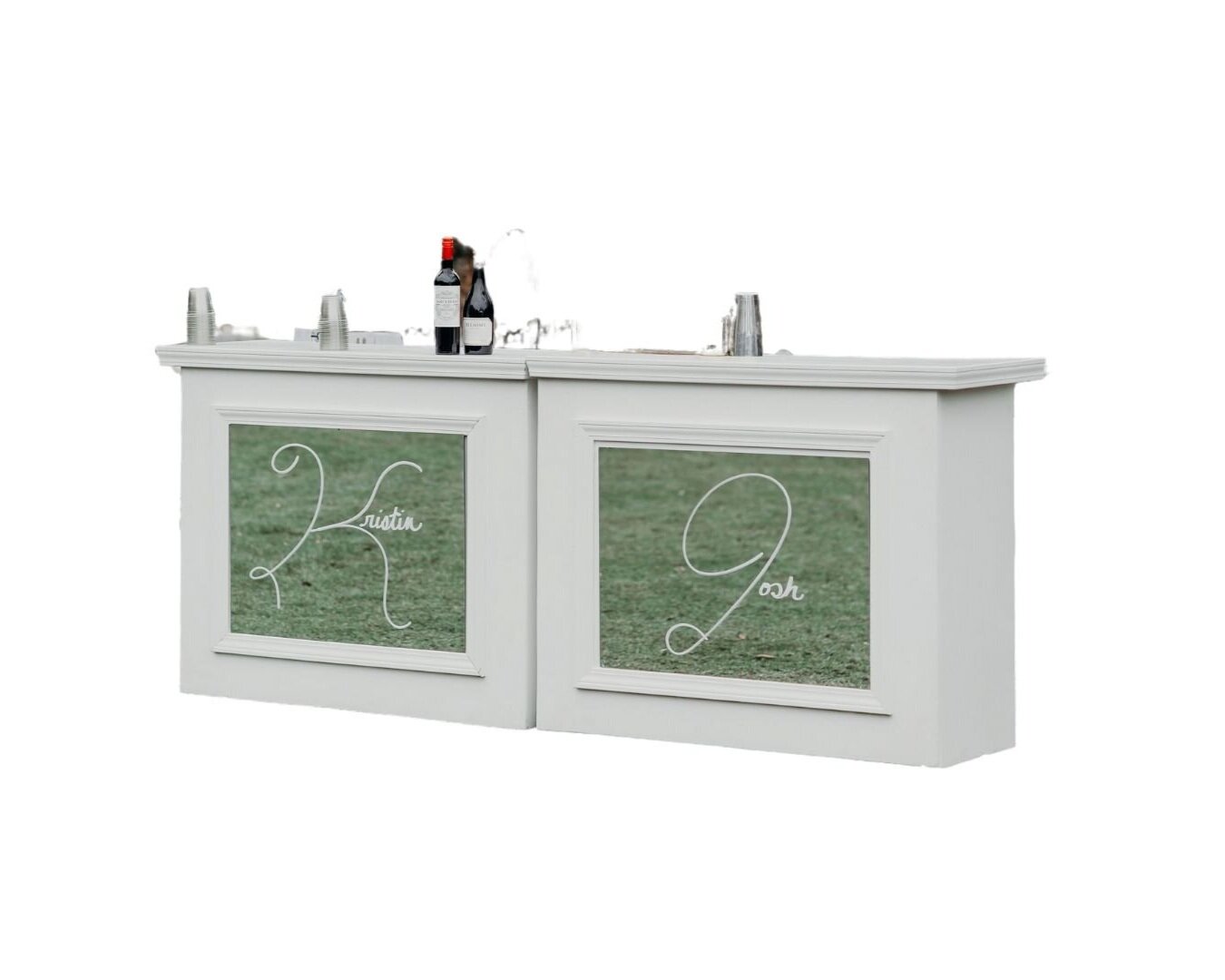 Adams Mirrored Bar (2)51.5” x 20.5 “ x 41”