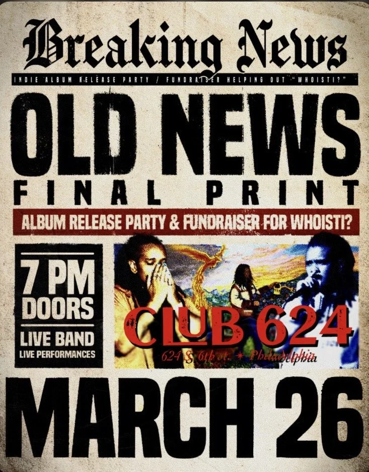 OLD NEWS: FUNDRAISER | RELEASE PARTY