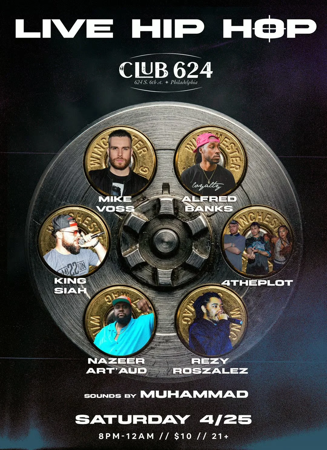LIVE HIP HOP @ Club 624 w/Mike Voss, Alfred Banks + more