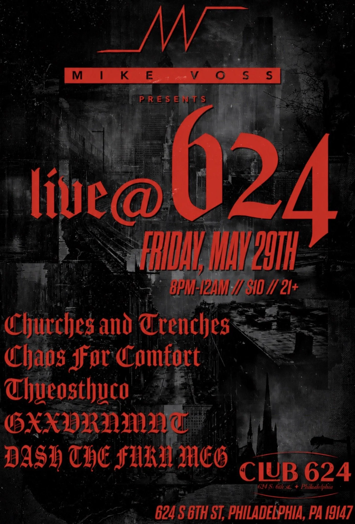 Churches & Trenches/Chaos for Comfort/Thyeosthyco/gxxvrnment/Dash