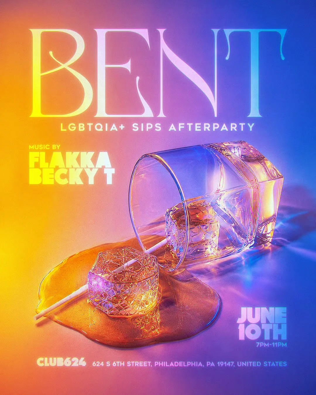 BENT - Wednesday, June 10 at 7:00 PM at Club 624 in Bella Vista, Philadelphia