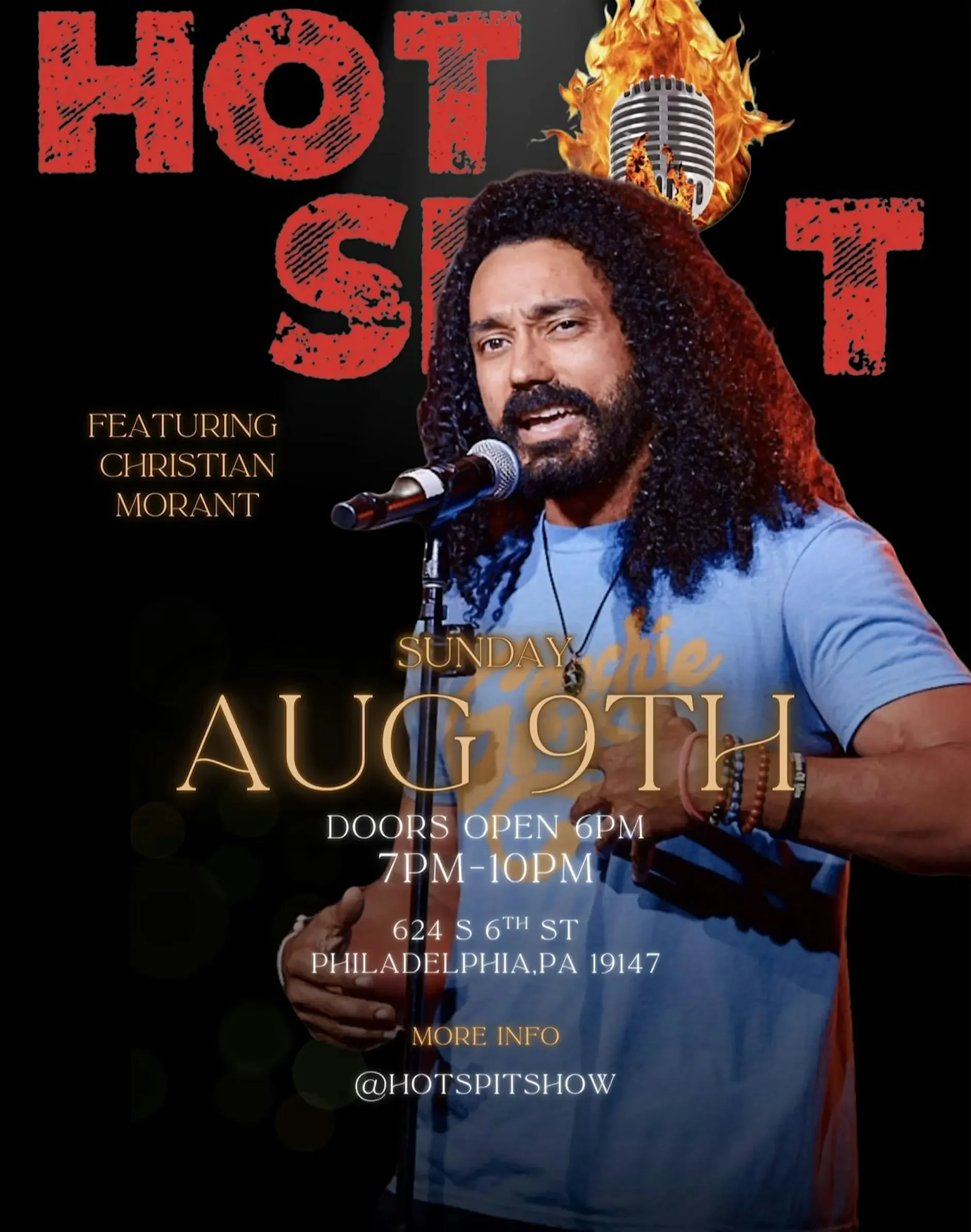 Hot Spit Show with Open Mic