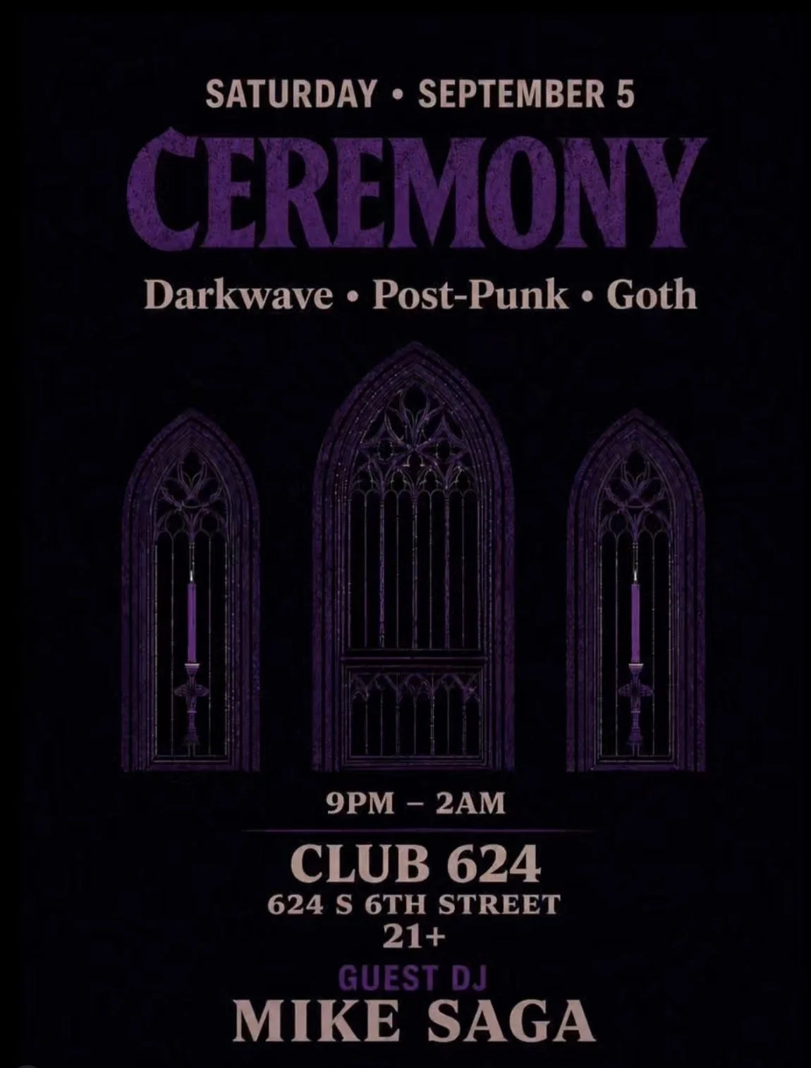 Ceremony Philly Goth Night