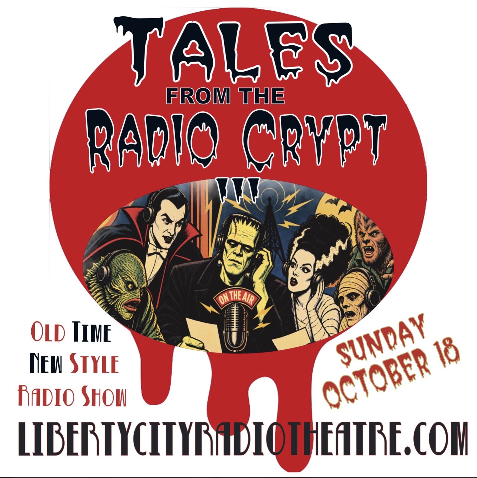 Tales from the Radio Crypt - Sunday, October 18 at 6:00 PM at Club 624 in Bella Vista, Philadelphia