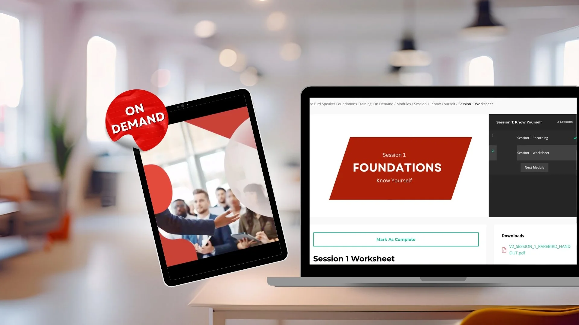 Rare Bird Speaker Foundations Course