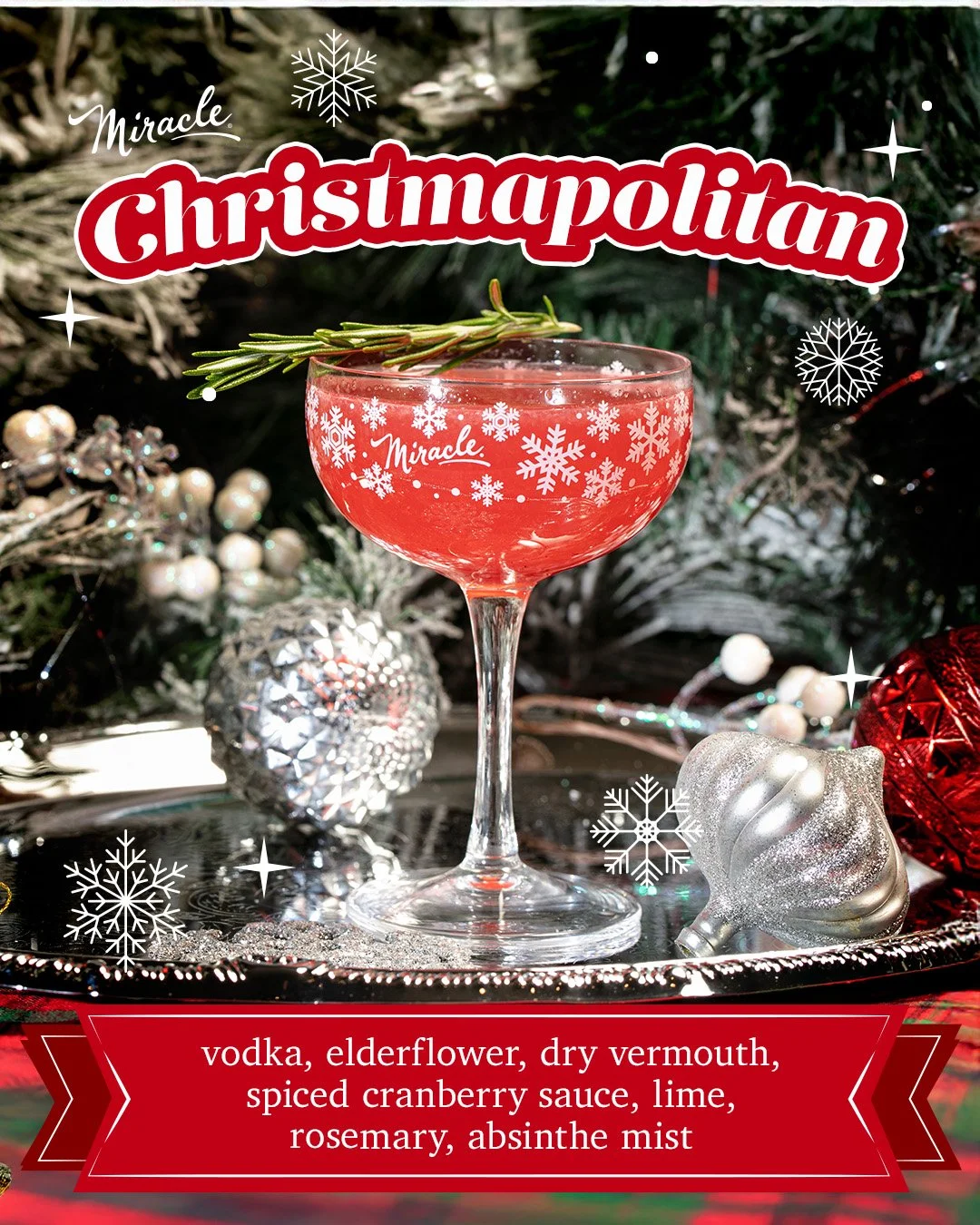 Miracle Cocktails Available Now! Sunday-Thursday 5pm-Close, Friday &amp; Saturday 5pm-10pm