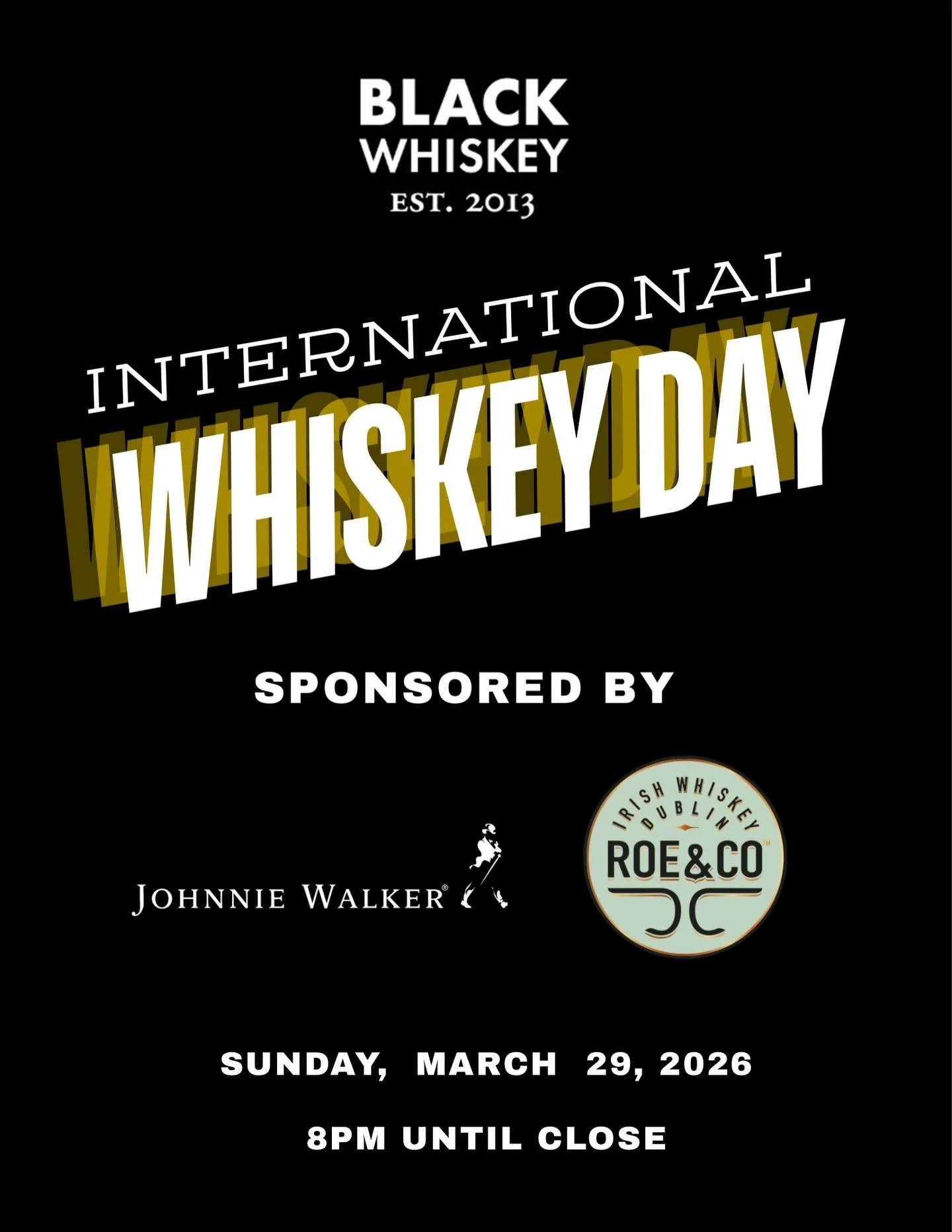 International Whiskey Day this Sunday!