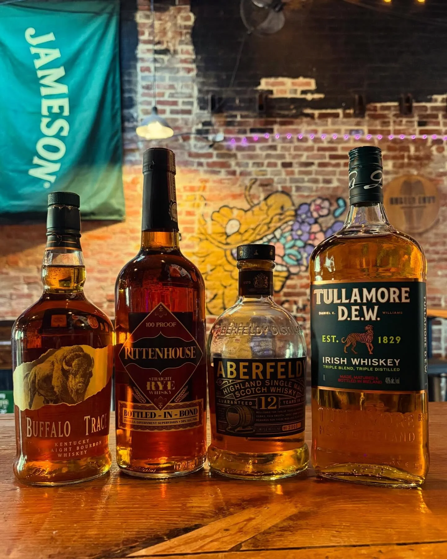 Meet our new(ish) whiskey flights!
