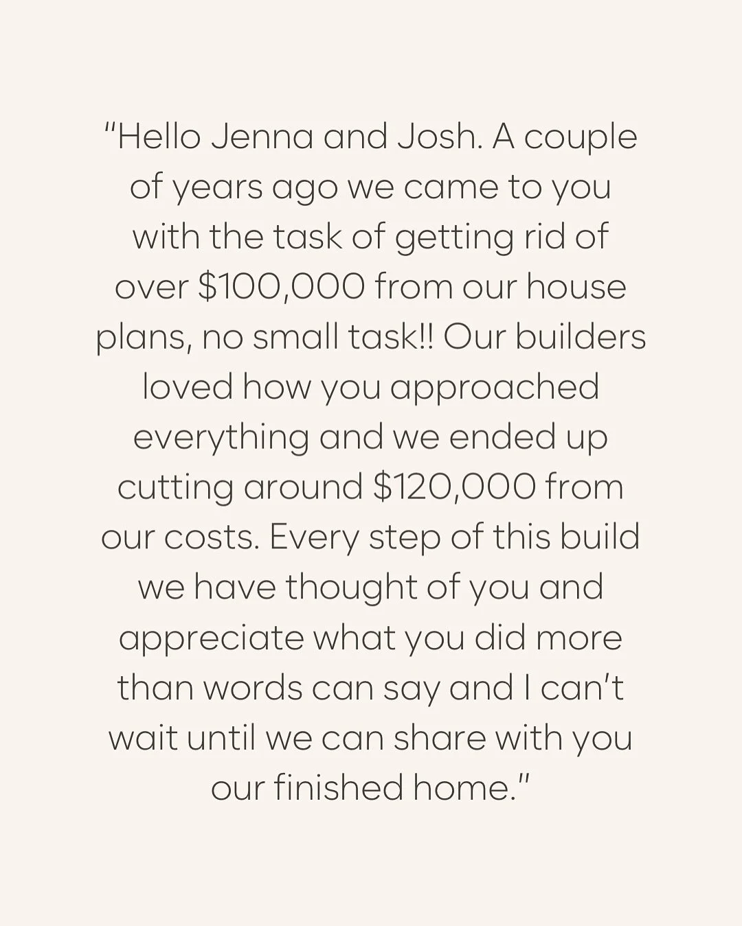 We&rsquo;ve been a little quiet of late&hellip; but we&rsquo;ll let our clients do the talking 🥰
Grateful for the kind words and even more excited to see these projects come to life.