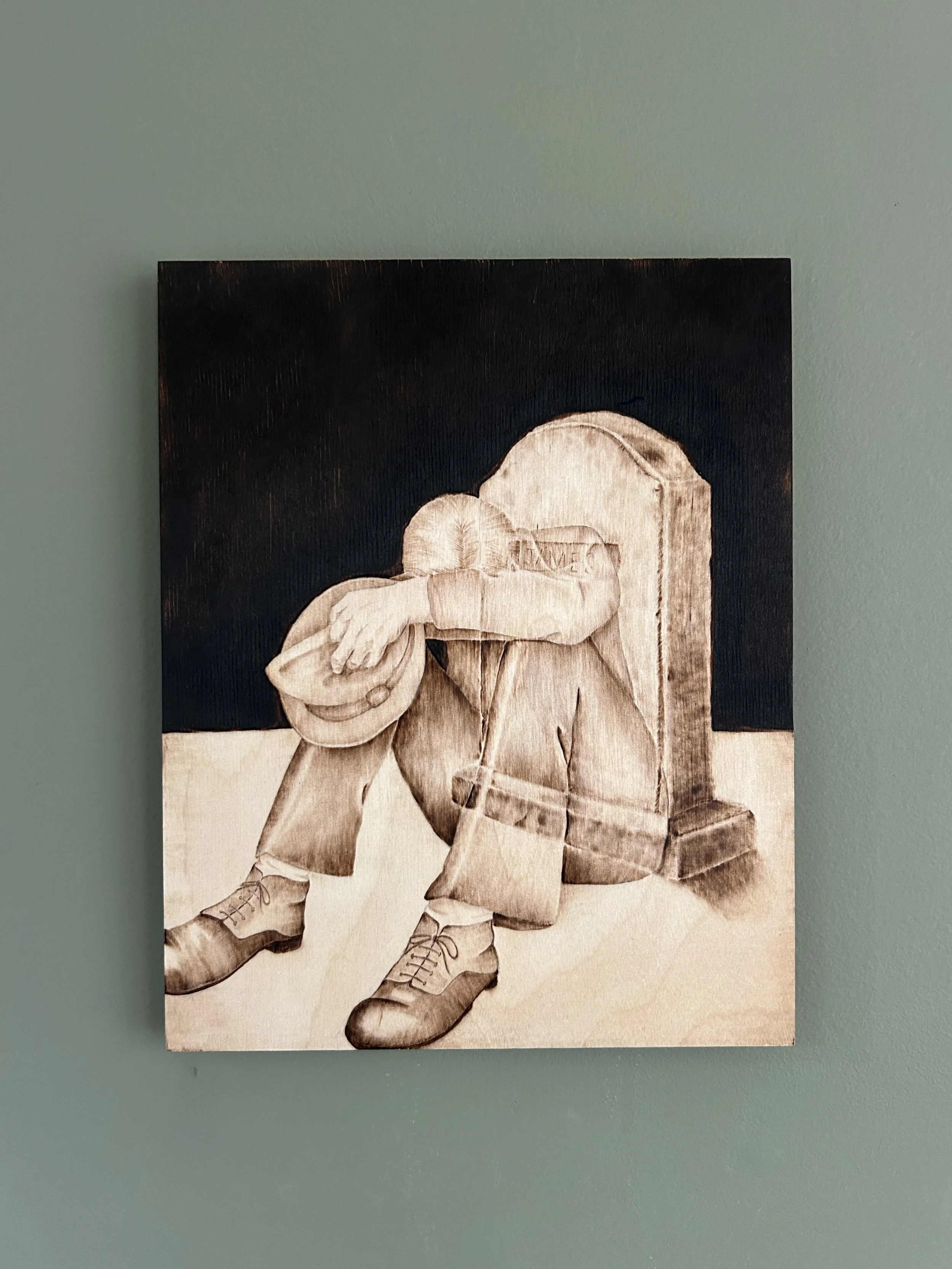 Captain Norman Staples' ghost is said to hover in grief-stricken vigil over the graves of his four young children.