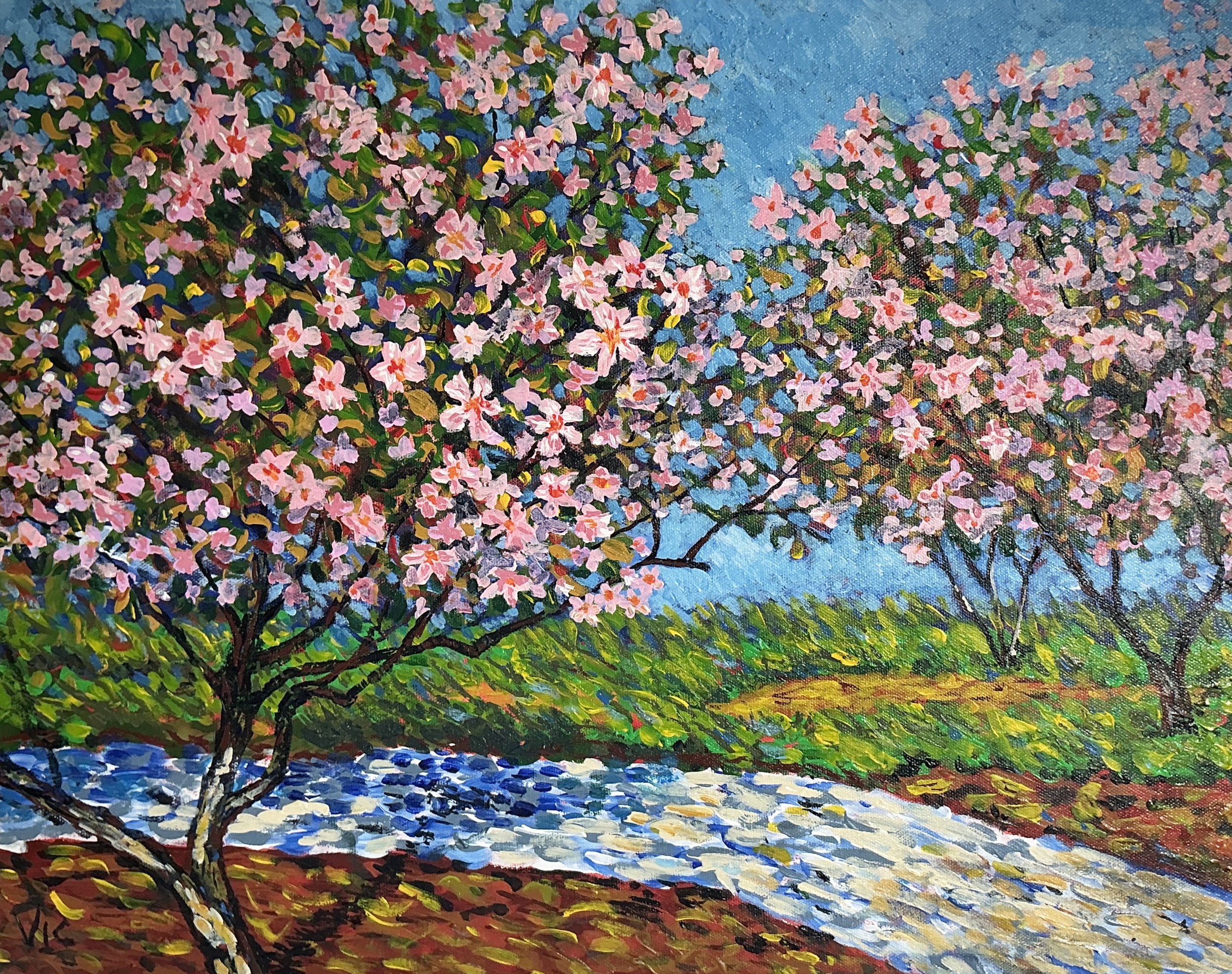 Vic Vickers - Elon Cherry Trees.jpg