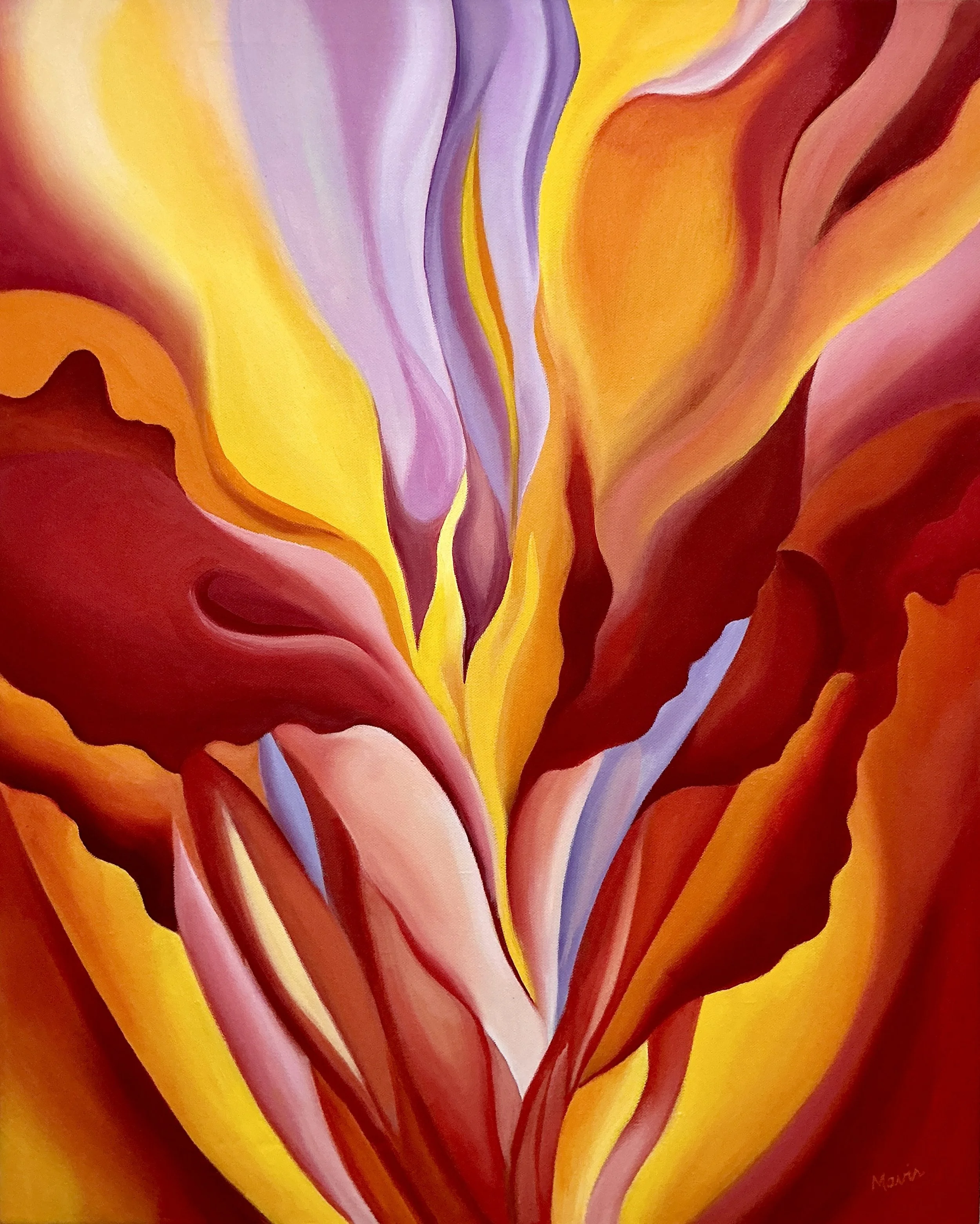 Mavis Liggett - Fire Lilies.JPG