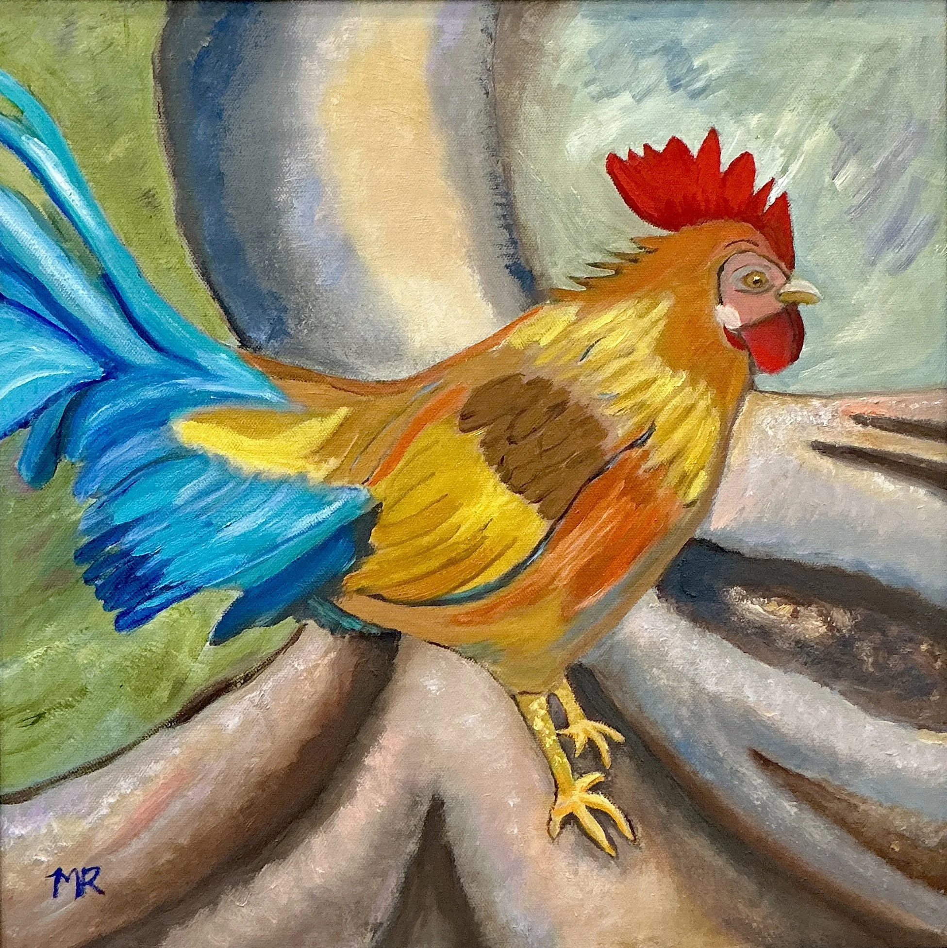 Marion Ruderman - Rooster of the Banyan.JPG
