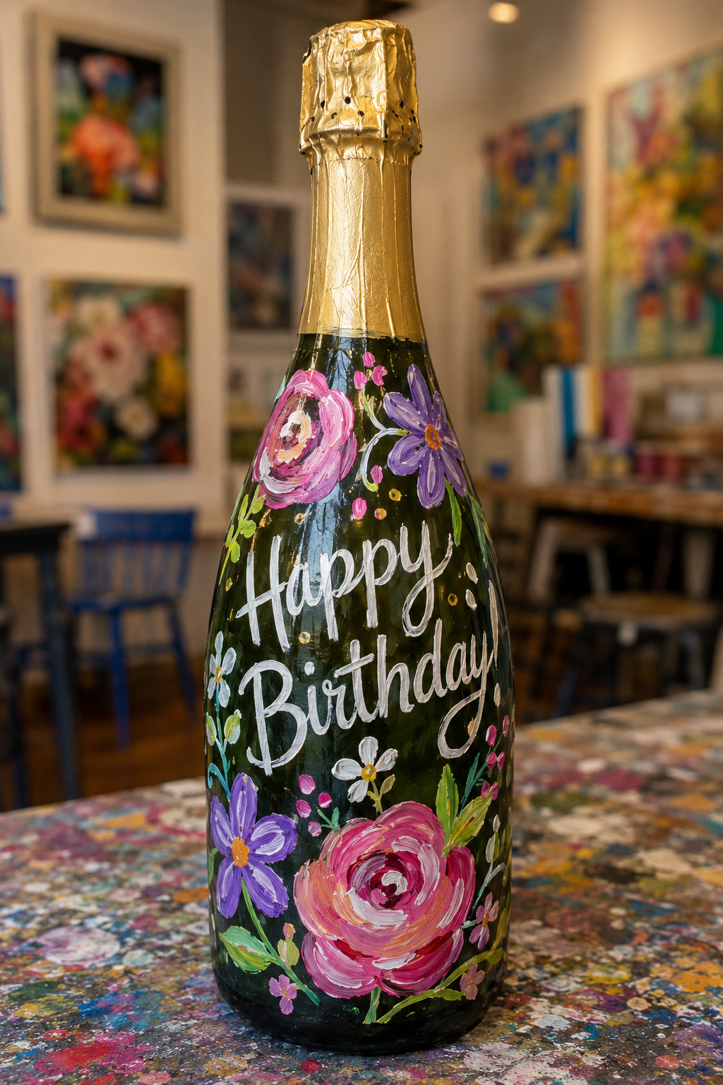 Open Glass Painting - Bottle Edition!