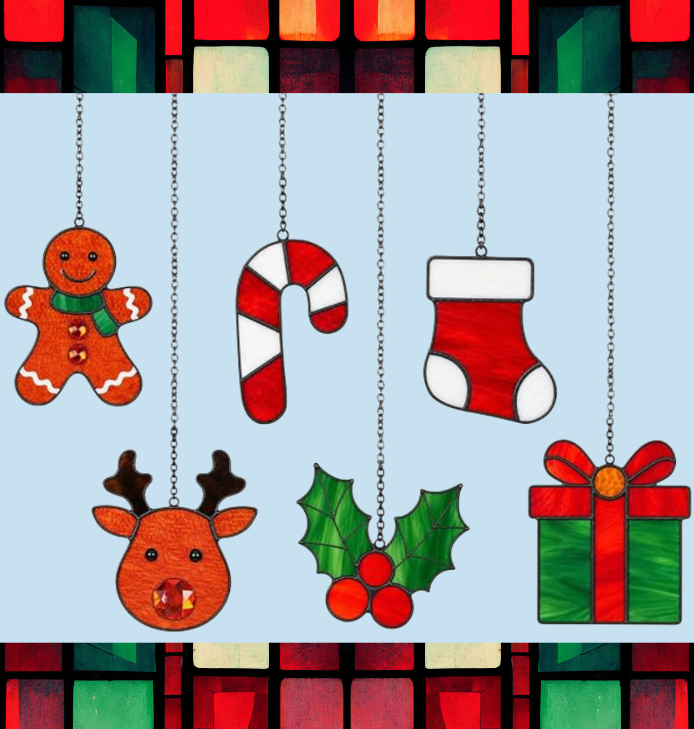 Holiday Stained Glass with Melanie