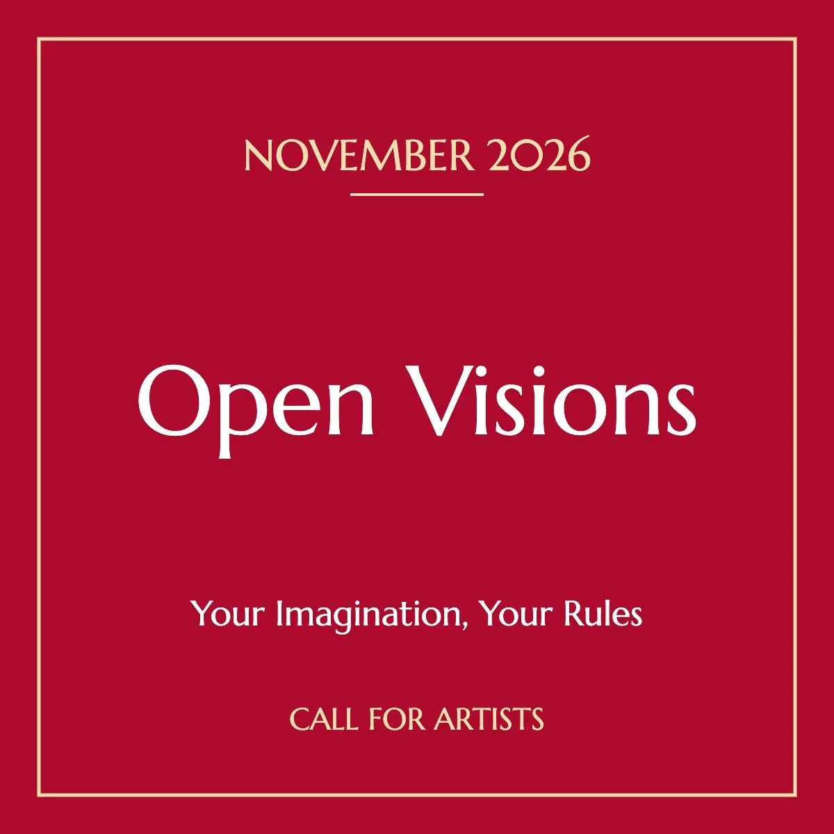 Open Visions | November 2026
