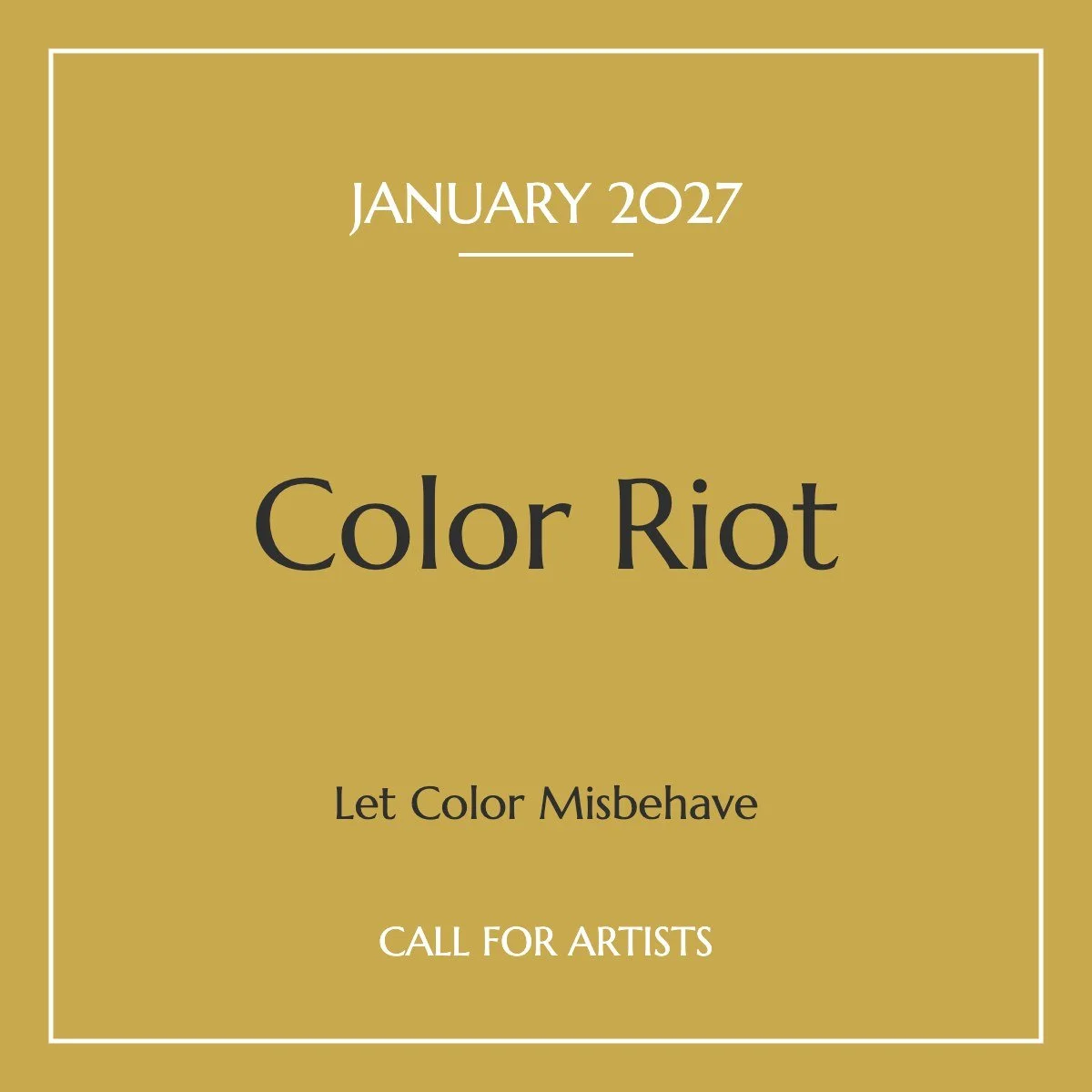 Color Riot | January 2027
